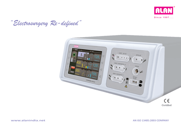 Combimax Electrosurgical Generator — first page