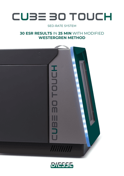 Cube 30 Touch ESR Analyzer — first page