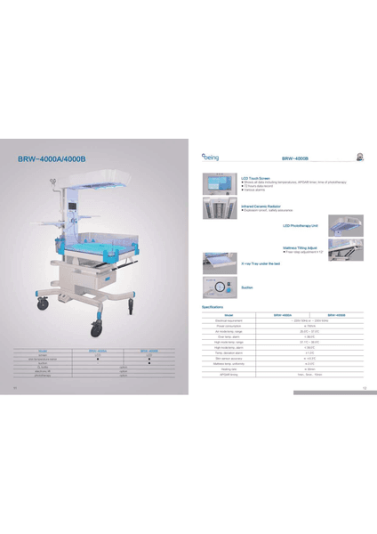 Infant Resuscitaire BRW-4000B — first page