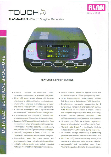 Plasma Bissector Saline Bipolar Resection System — first page