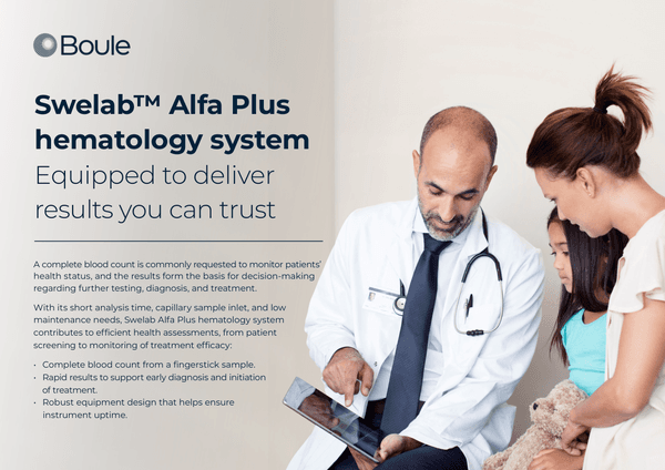 Alfa Plus Haematology Analyzer — first page