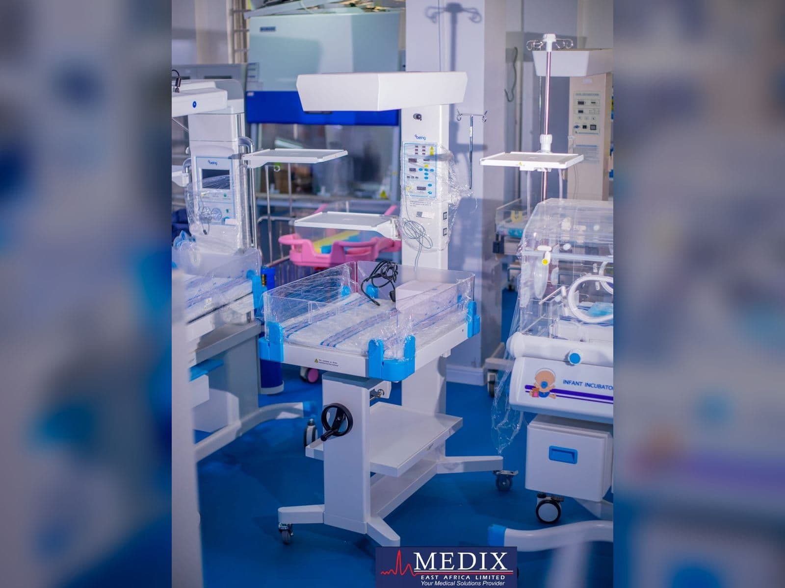 Theatre equipment at the Medix premises